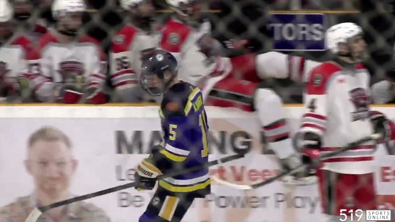 PJHL - Niagara RiverHawks против Dundas Blues