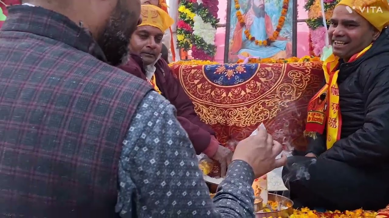 भगवानपुर चोली शहाबुद्दीनपुर में संत शिरोमणि रविदास जी का 649 व जन्मदिन मनाया गया धूमधाम से
