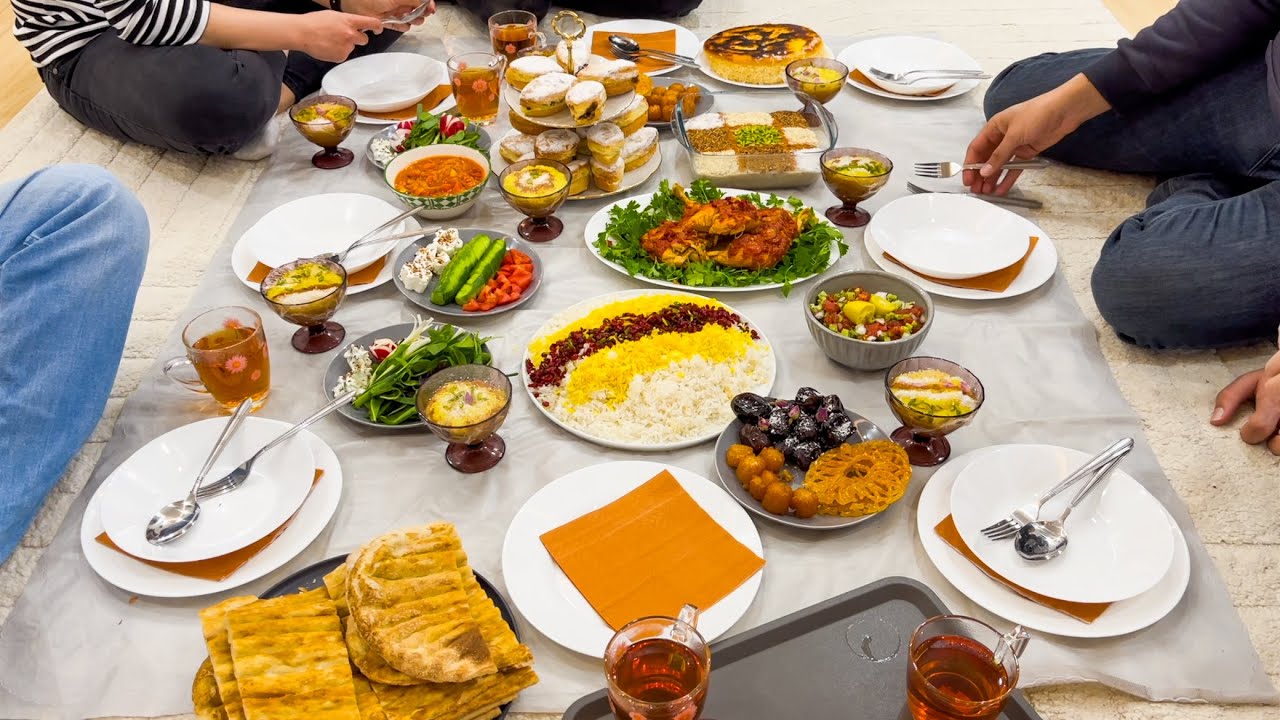 Traditional Iranian IFTAR with Delicious Persian Food | Iran RAMADAN 2025 (Vlog) 🌙