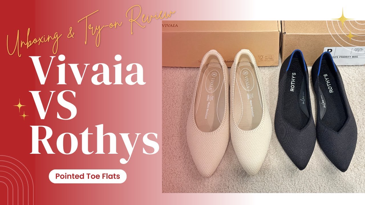 Vivaia Aria vs Rothys The Point II: Unboxing & 1st Impression Review