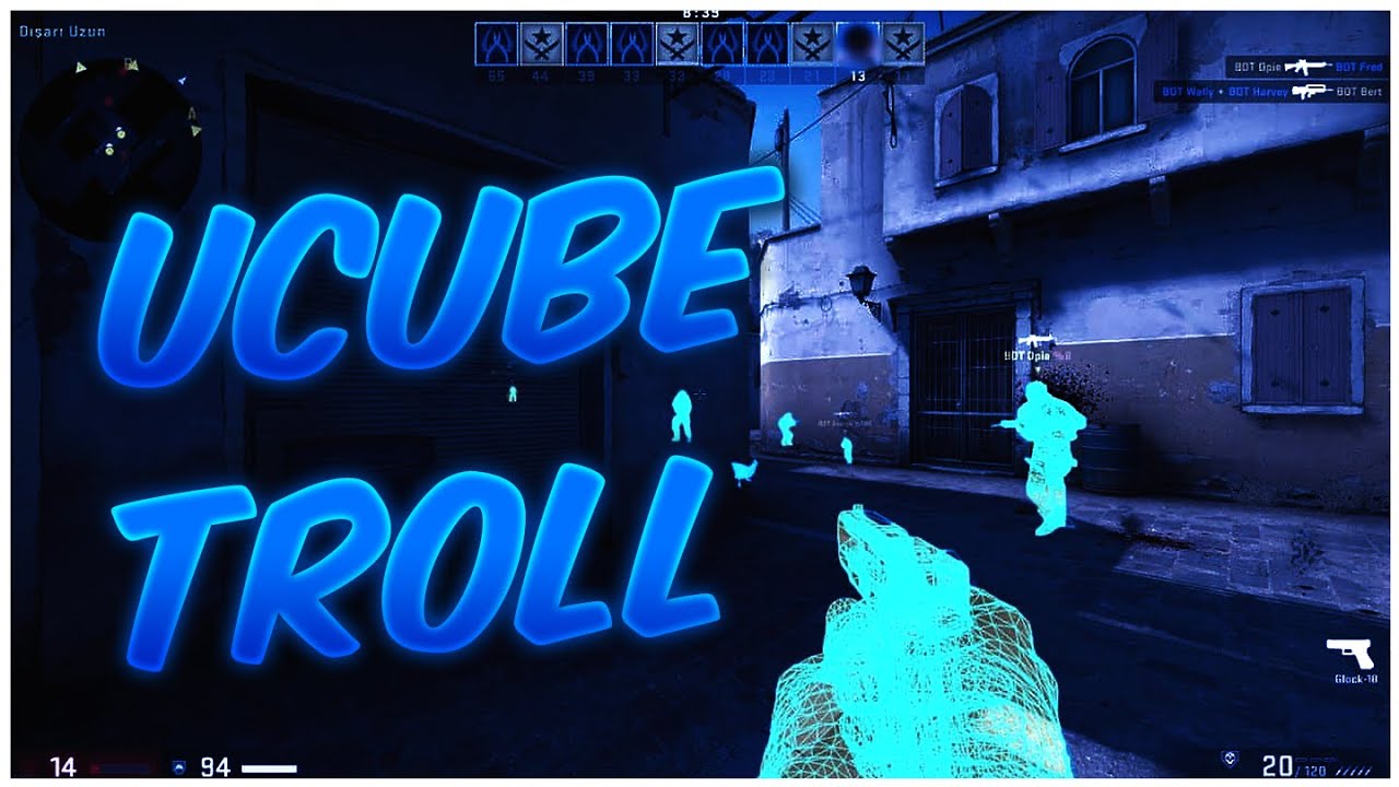 UCUBELER SUNUCUSUNDA HİLE İLE TROLL !!! CSGO 2 Topluluk Sunucularında hile a&ccedil;tım! (NinjaUI)