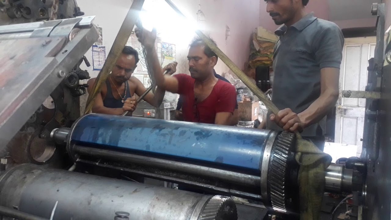 Komori excel Alisir+91 9393063656 blanket cylinder open