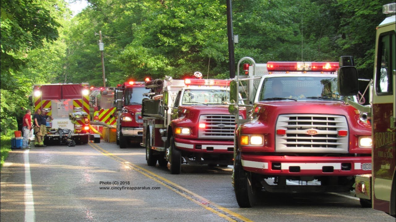 Whitewater Township, OH - Structure Fire + Tanker Operations
