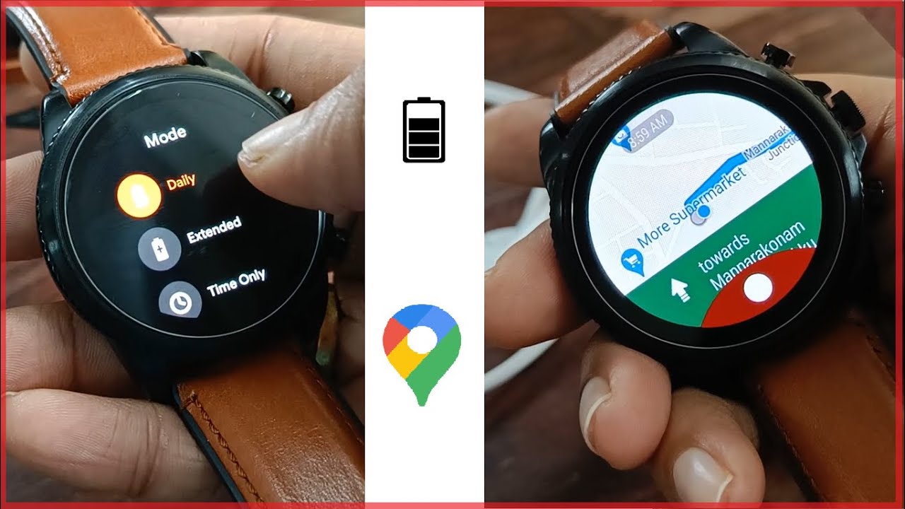 Fossil Gen 6 : Battery Life & Map Navigation Review
