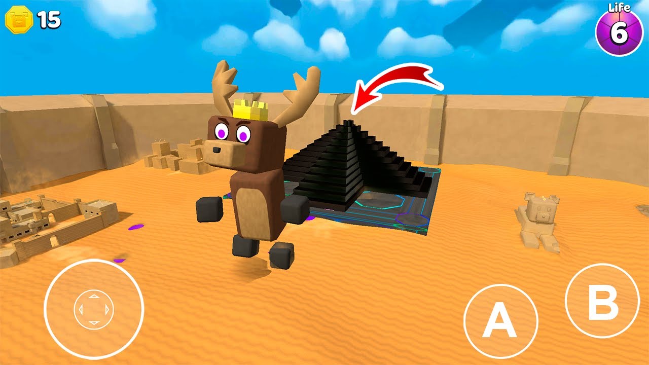 Reindeer Desert Temple - Super Bear Adventure Gameplay Walkthrough