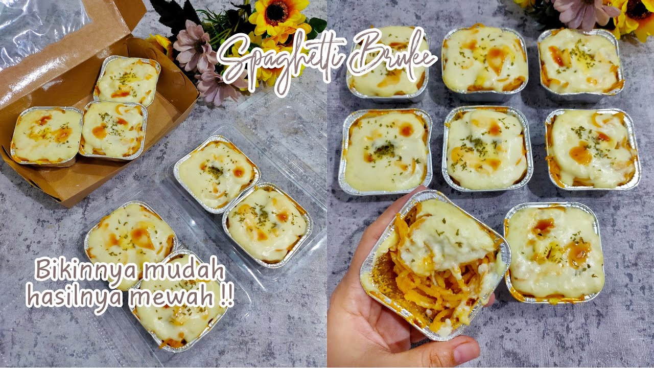 BIKINNYA MUDAH HASILNYA MEWAH‼️RESEP SPAGHETTI BRULEE || IDE JUALAN UNTUNG BERLIPAT