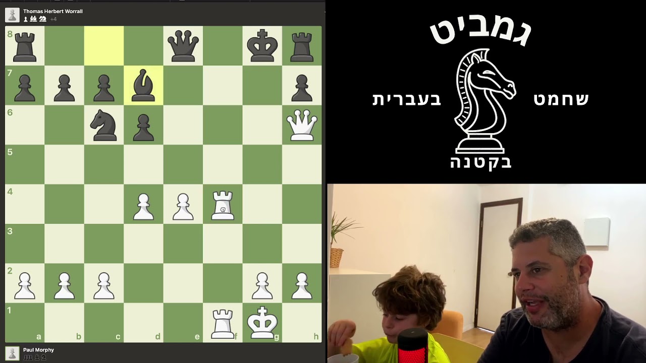 פול מורפי מחלק את כל הכלים שלא יפריעו לו לעשות מט