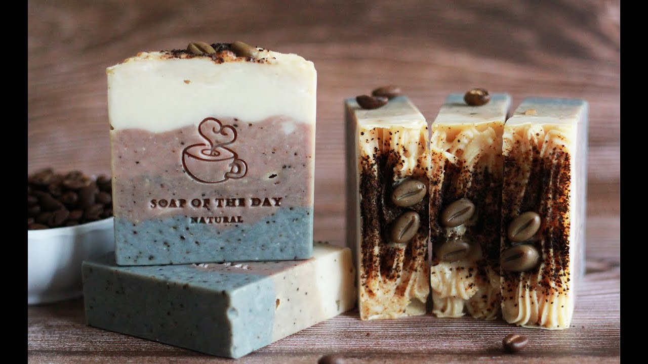 How to make Coffee Soap – Cold Process Soap Making 如何製作咖啡皂（冷製手工皂）
