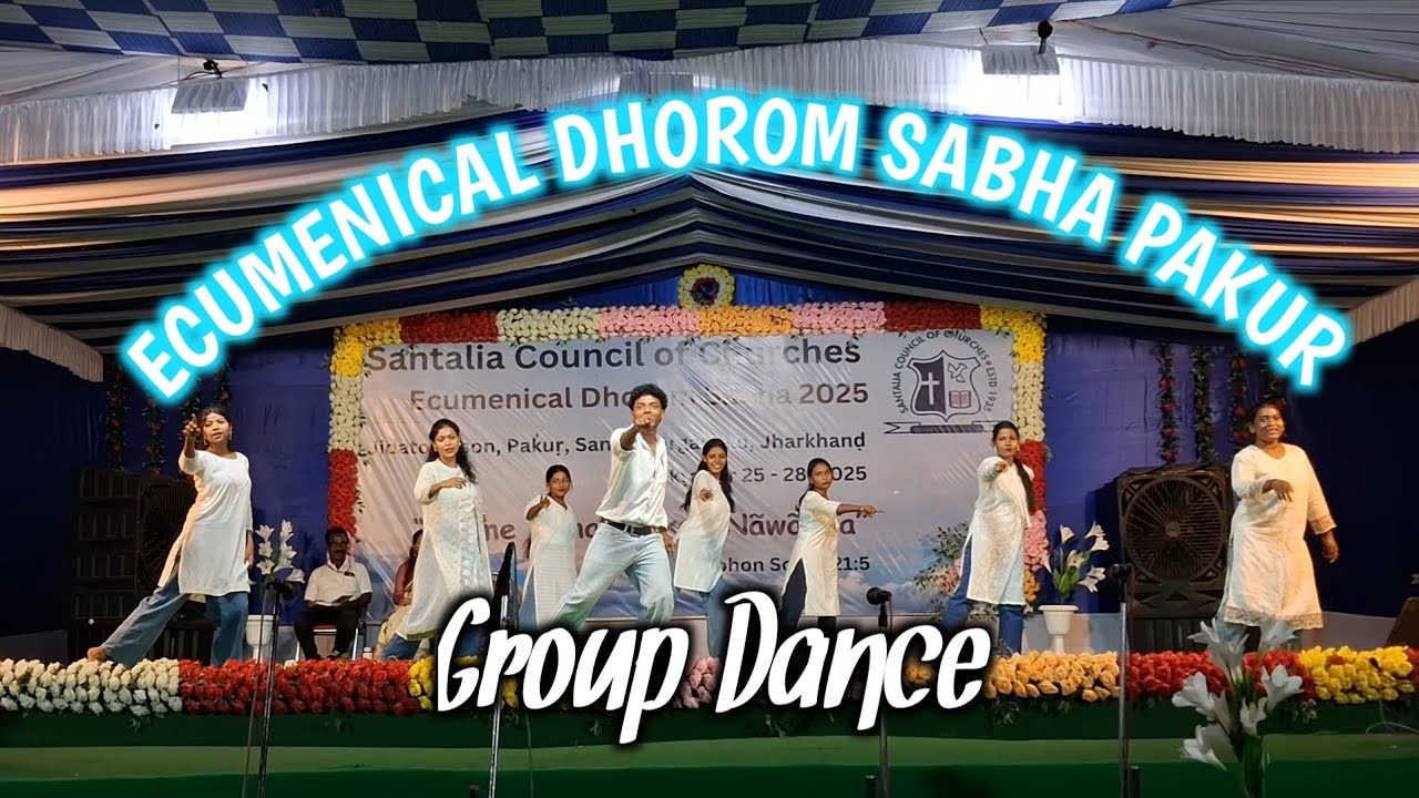 ECUMENICAL DHOROM SABHA PAKUR // Energetic Group Dance // 