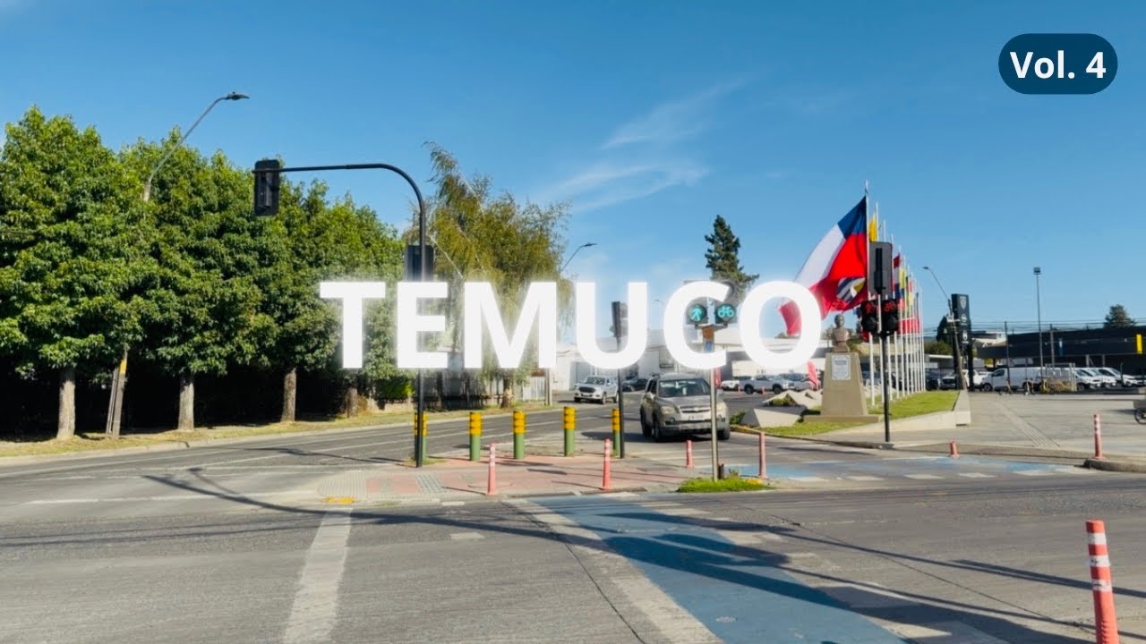 Caminando por Temuco Vol.4 [4K] (Av. Pablo Neruda - Hochstetter - Torremolinos)| Walking Tour Temuco