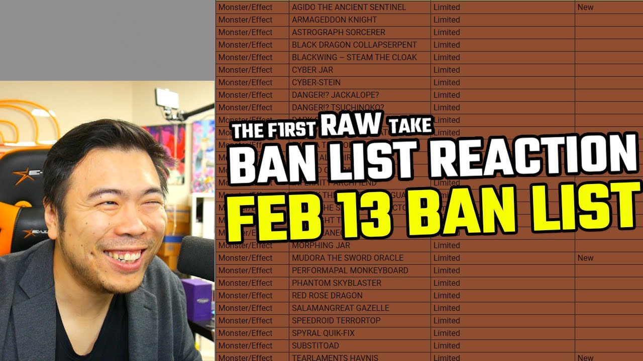 Ban List Reaction Feb 2023 - The RAW Take