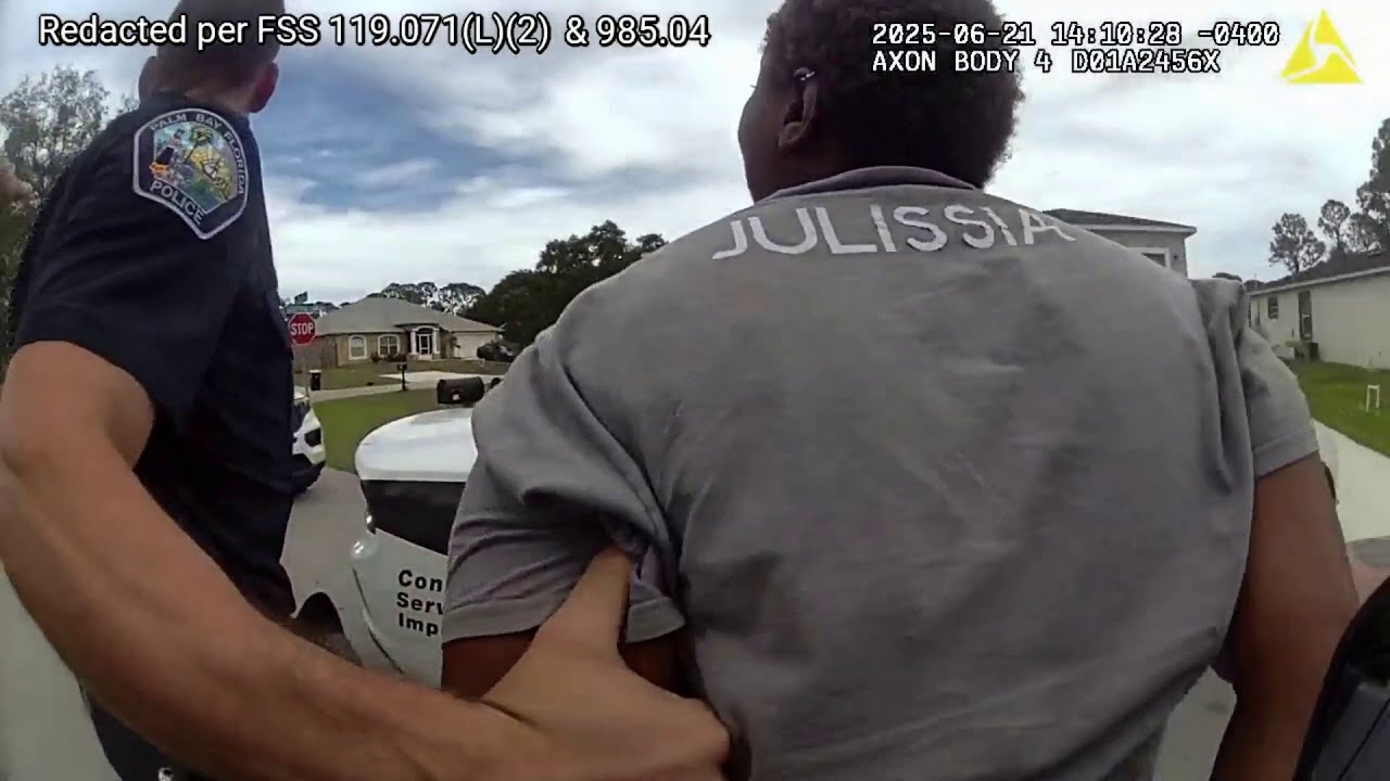 Pregnant woman's arrest by Palm Bay officer with force history caught on body-cam