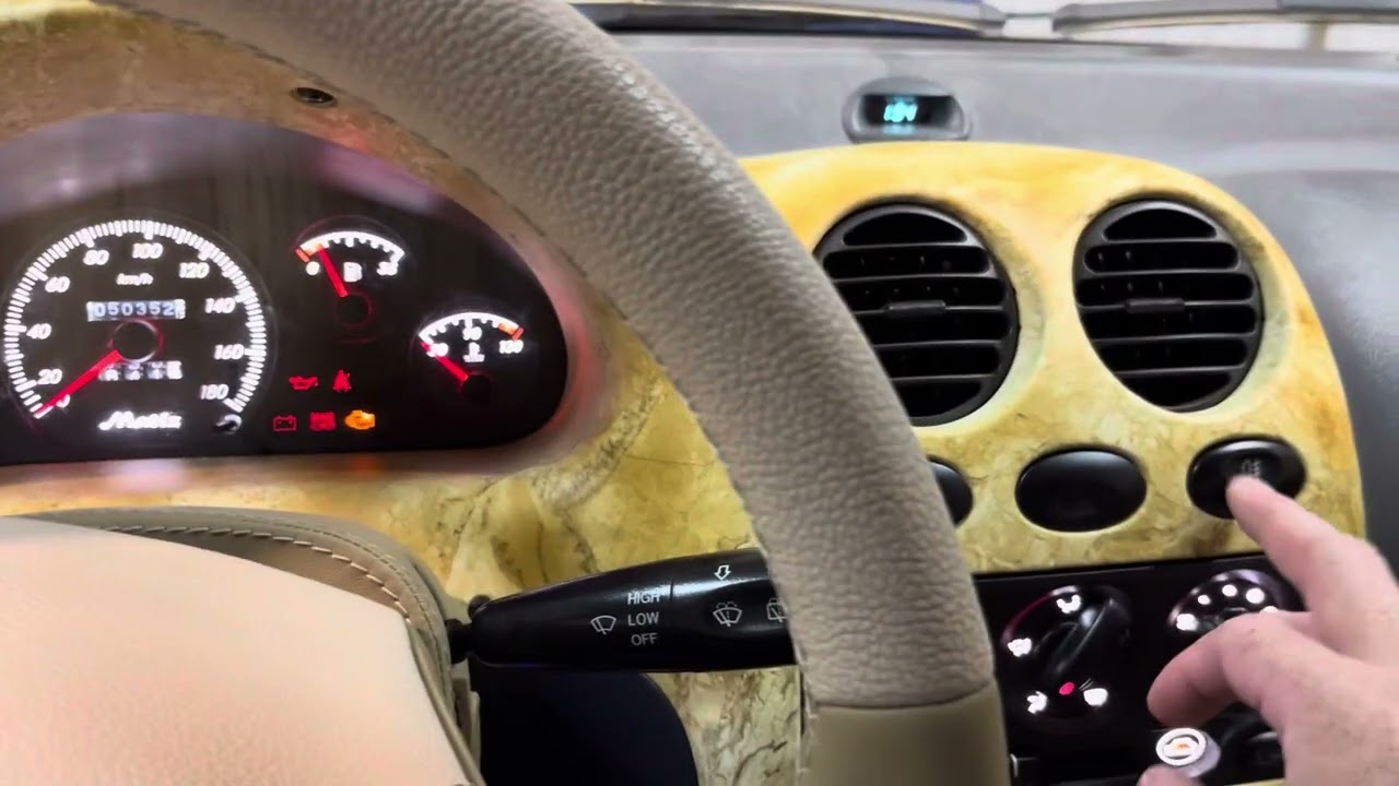 Пересвет приборной панели Daewoo Matiz