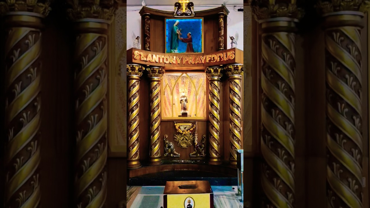 St.Antony ❤️ Pray for Us 🙏 #way2eucharist #shortsfeed #stantonyschurch #stantony #catholicdevotion