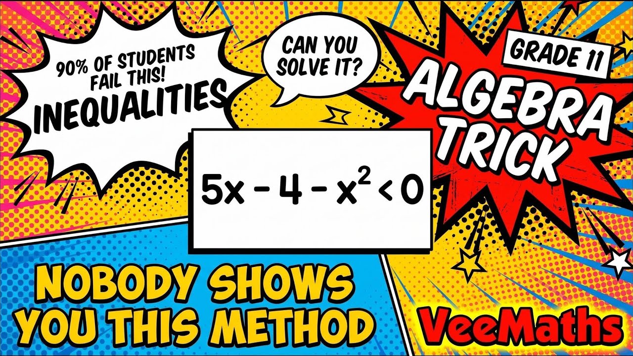 How to solve Inequalities| #maths  #grade11 #mathematics