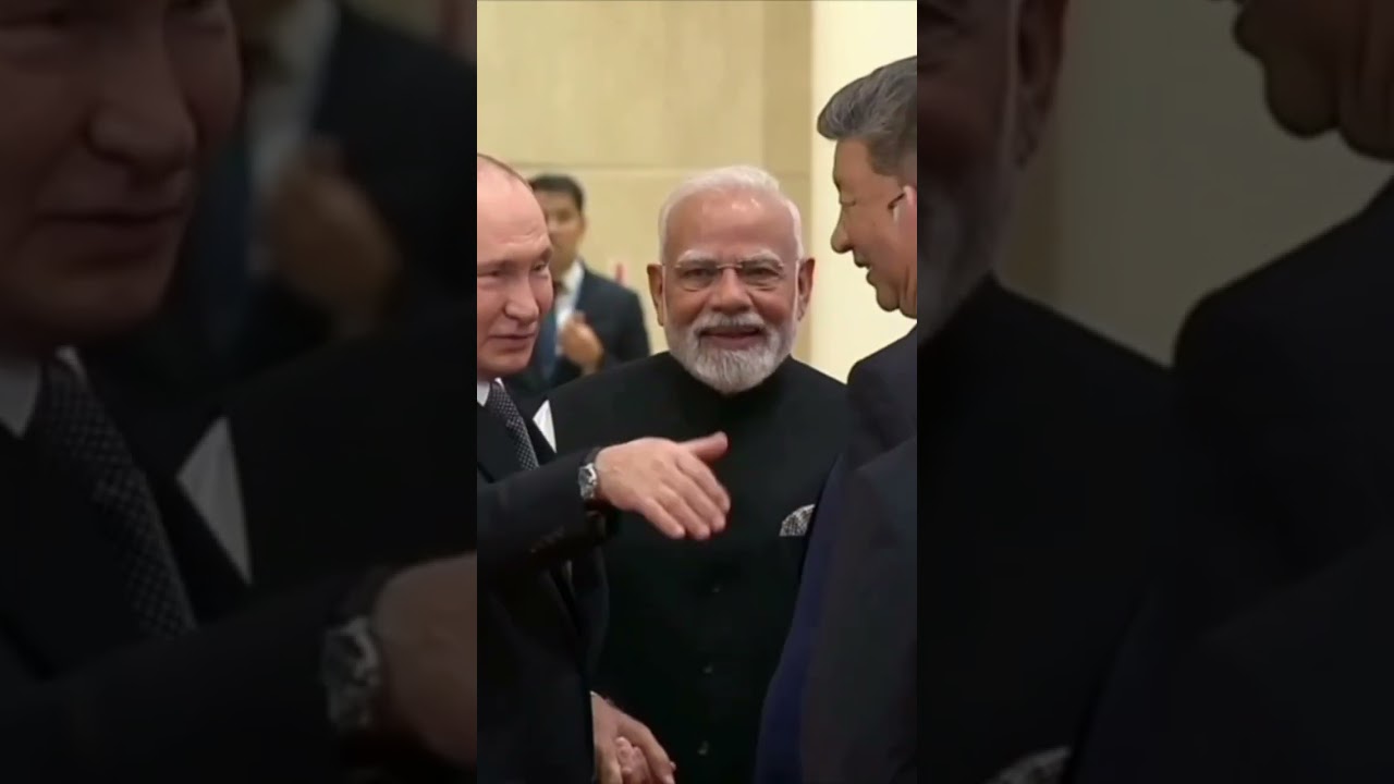 PUTIN AND MODI FRIENDSHIP #putin #modi #friendship #cheri #sco #2025 #sco2025 #russia #china #memes