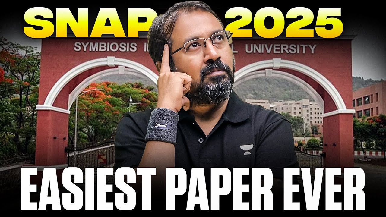 SNAP 2025: Was This the Easiest SNAP Paper Ever? 😳🔥 Ronak Shah
