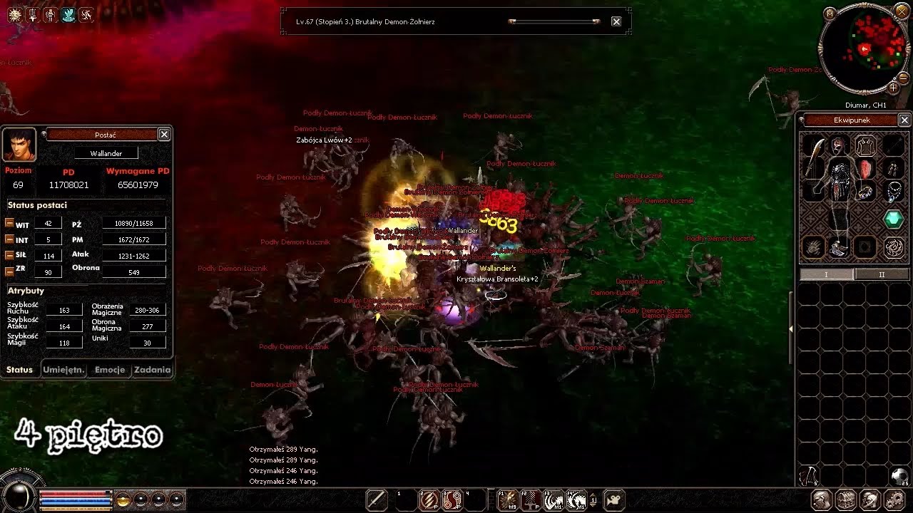 Metin2.PL Challenge #4 - Body 69lvl vs. DT (do kowala) bez potowania i dopalaczy
