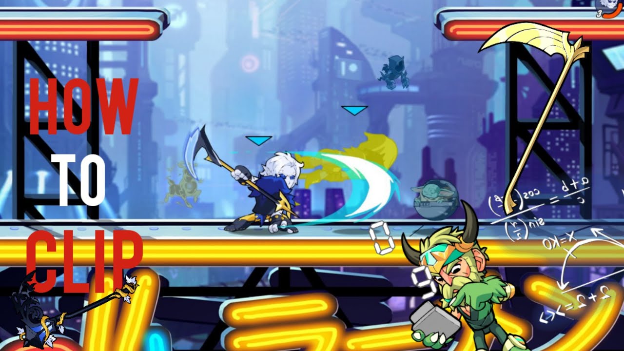 HOW To CLIP on SCYTHE *Brawlhalla*😱❤