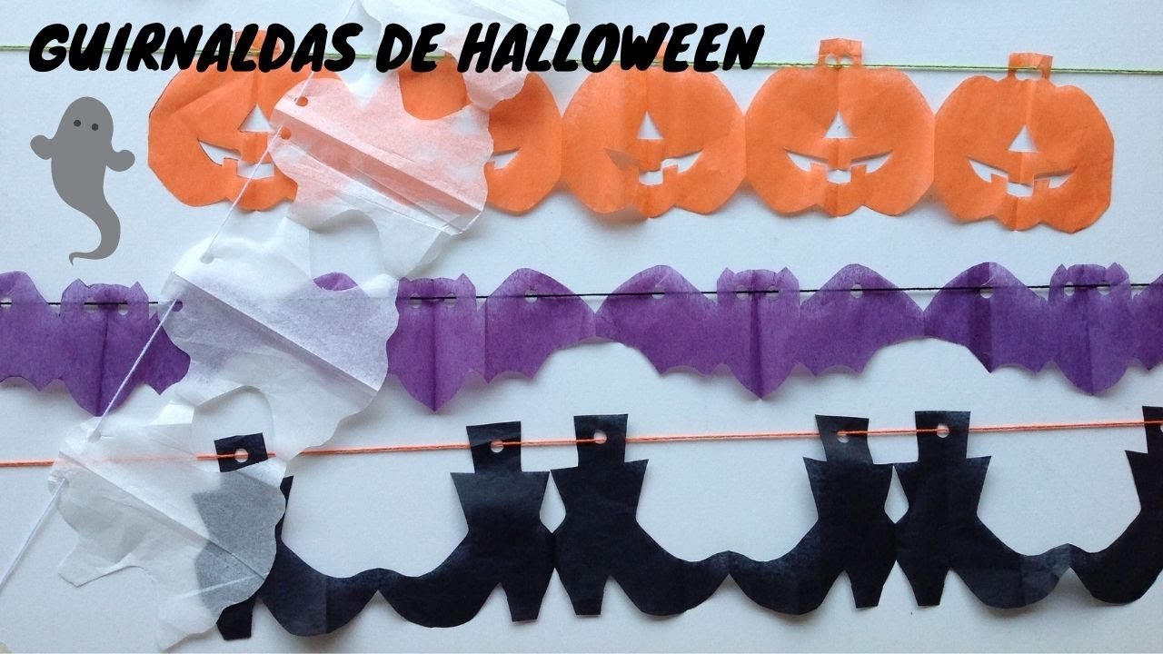 DIY GUIRNALDAS DE HALLOWEEN