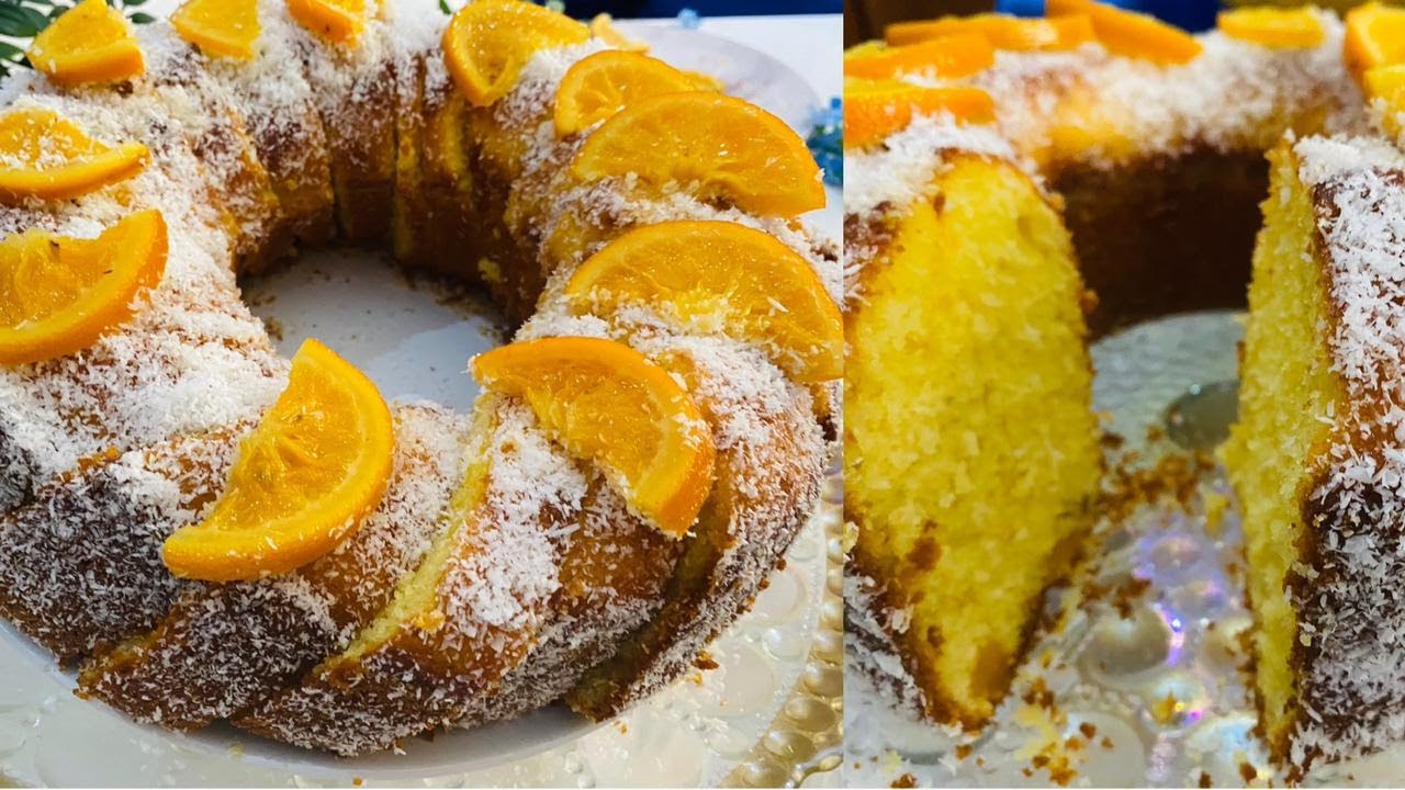 كيكة رطبة و سهلة بالليمون /البرتقال 🍊و الكوك ..كتجي خطيرة و هشيشة🤤👌