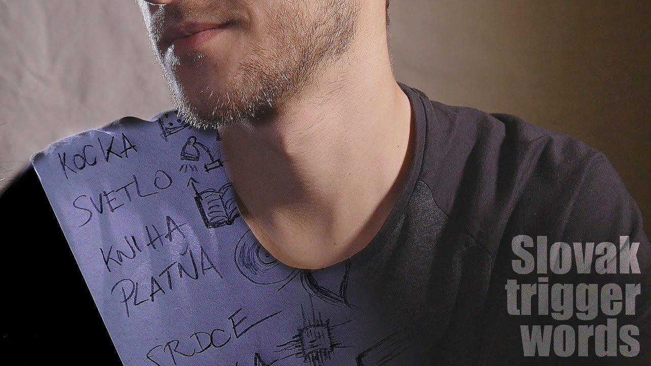 Slovak trigger words ASMR