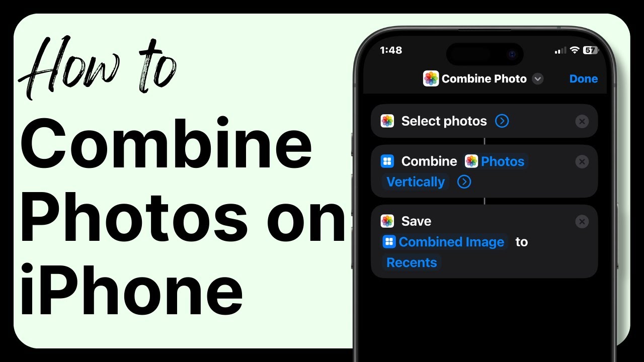 How to Combine Photos on iPhone (2025)