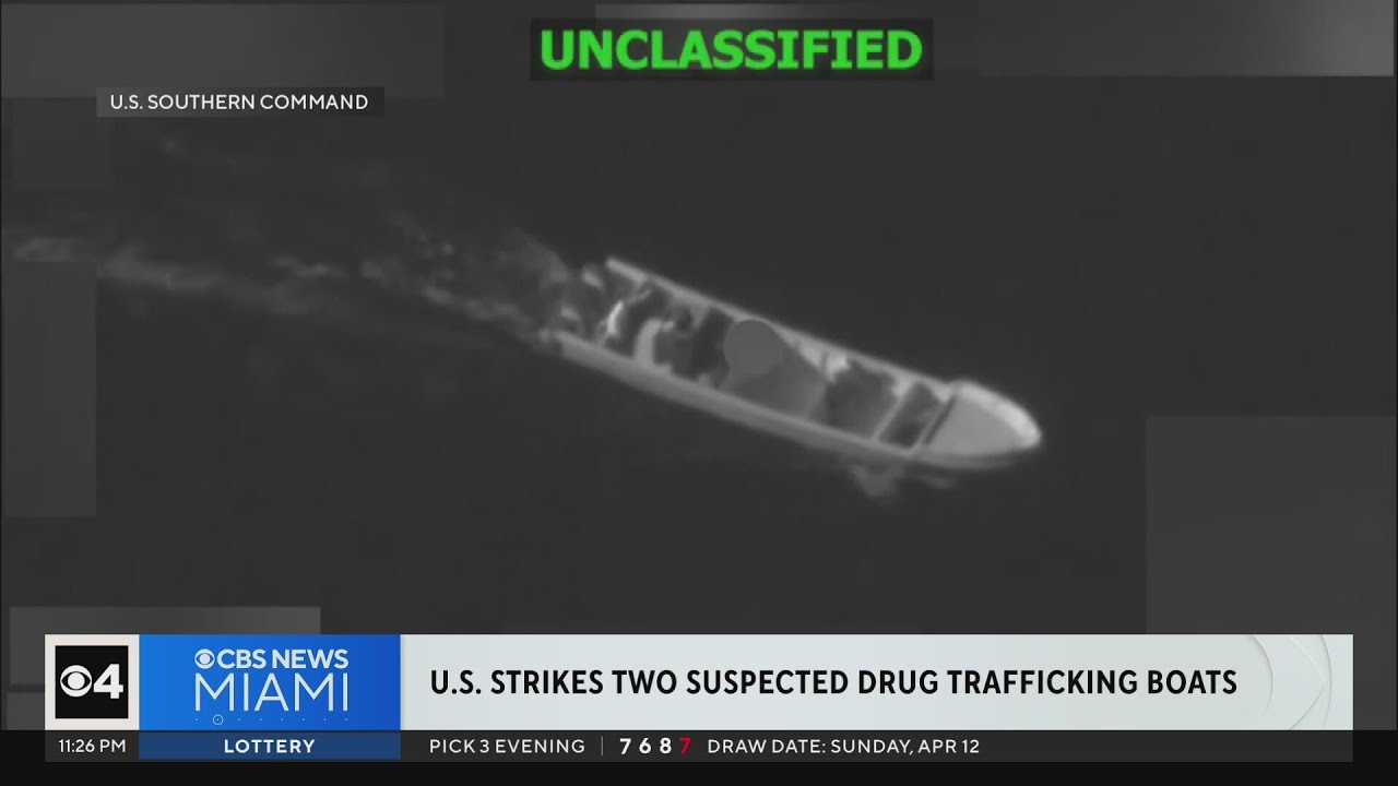 U.S. Southern Command releases new footage of deadly boat strikes linked to terrorist organizations