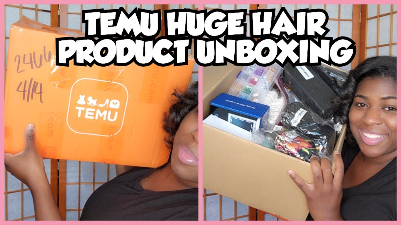 TEMU HUGE HAIR PRODUCTS UNBOXING | $300 HAIR ACCESSORIES HAUL *is it worth it? let's find out