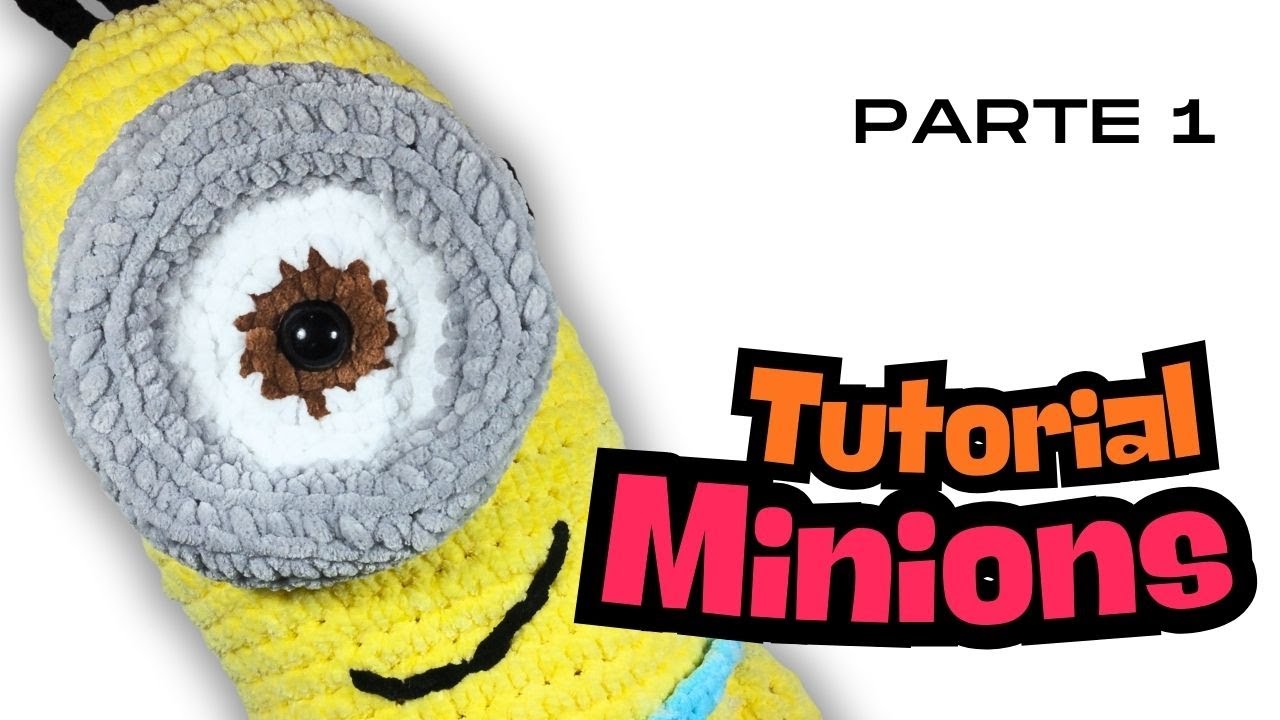 Así tejo un MINIONS GRANDE Parte 1 Tutorial de amigurumi, cómo tejer paso a paso #amigurumi #crochet