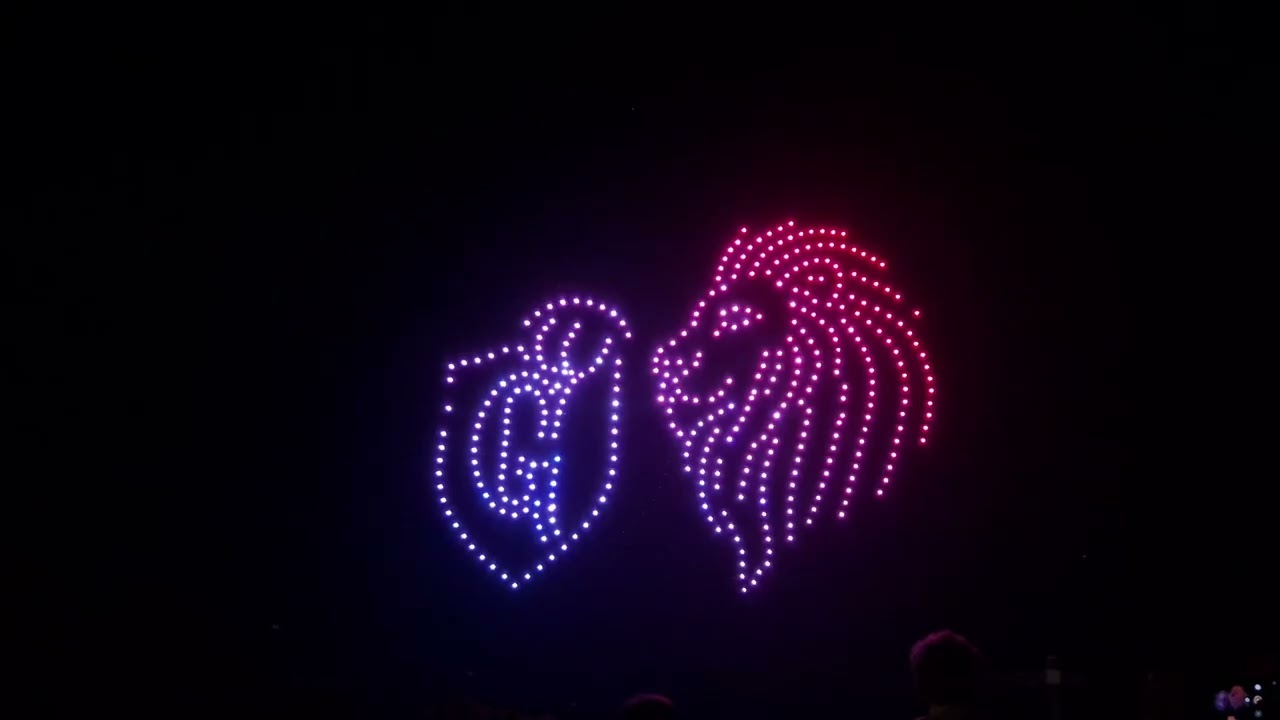 Dronová show Hradec Králové 800 let
