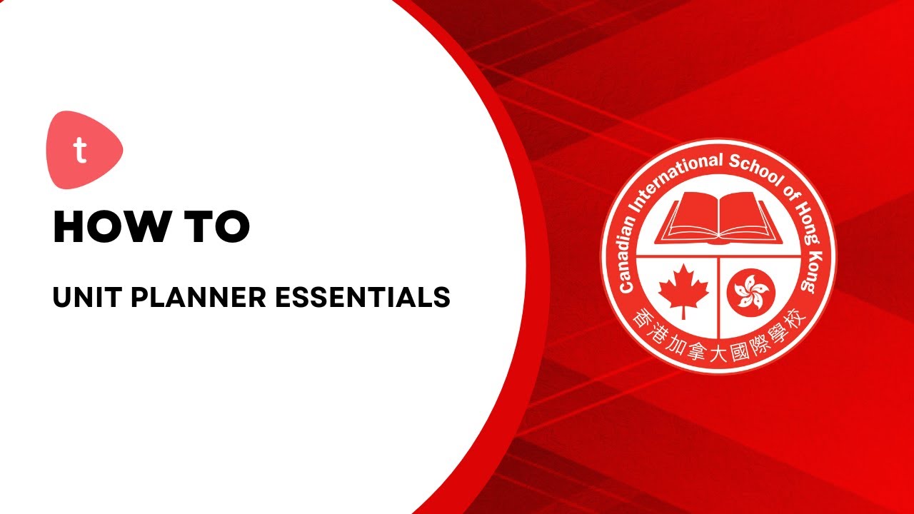 Toddle - Unit Planner Essentials