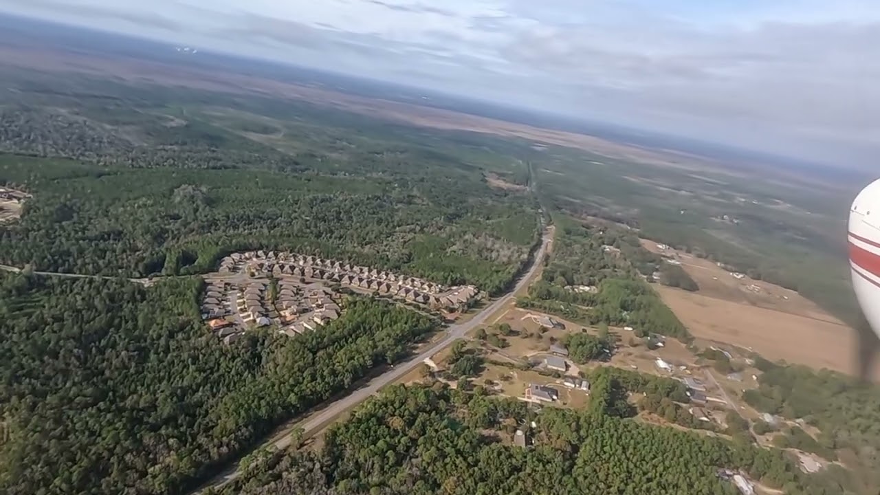 Short HD ASMR Flight around Milton and Pace FL. Cut short due to rain