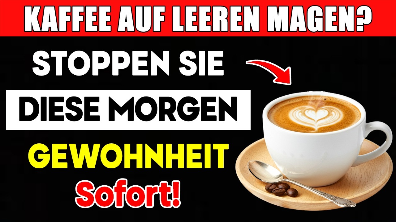 🛑 STOPPEN Sie diese Morgenroutine sofort, wenn Ihnen Ihre Nieren lieb sind!