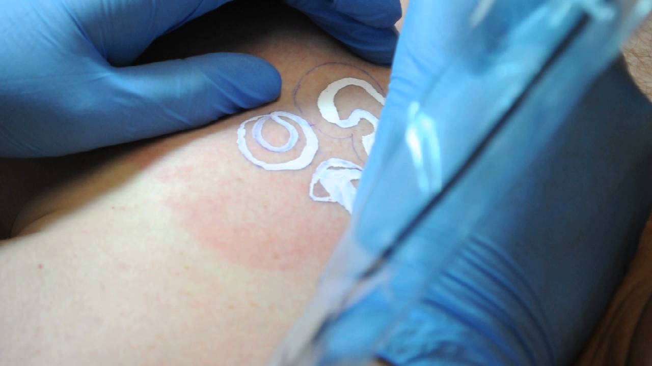 PERMANENT MAKEUP BY DANIELA...simple white ink tattoo part 3