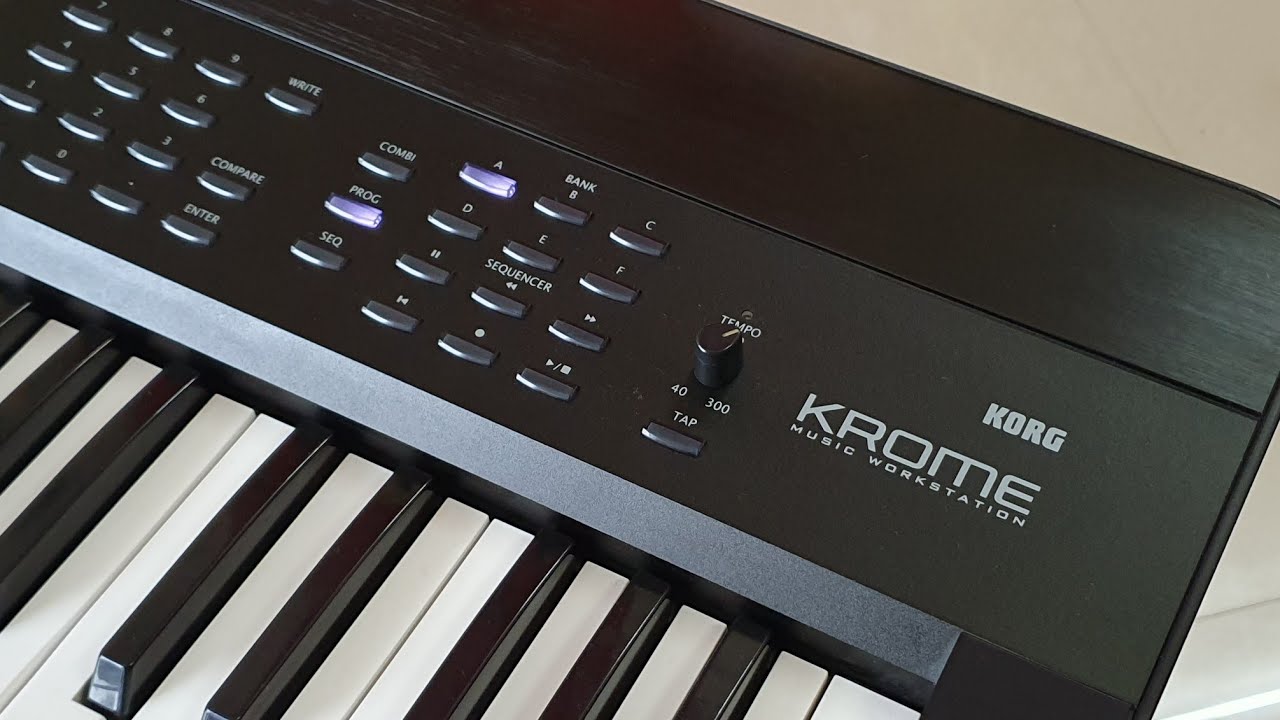 KORG KROME-EX / KROME INDIAN TONES AND INDEPTH REVIEW | WWW.VROCKANDPOP.CPM