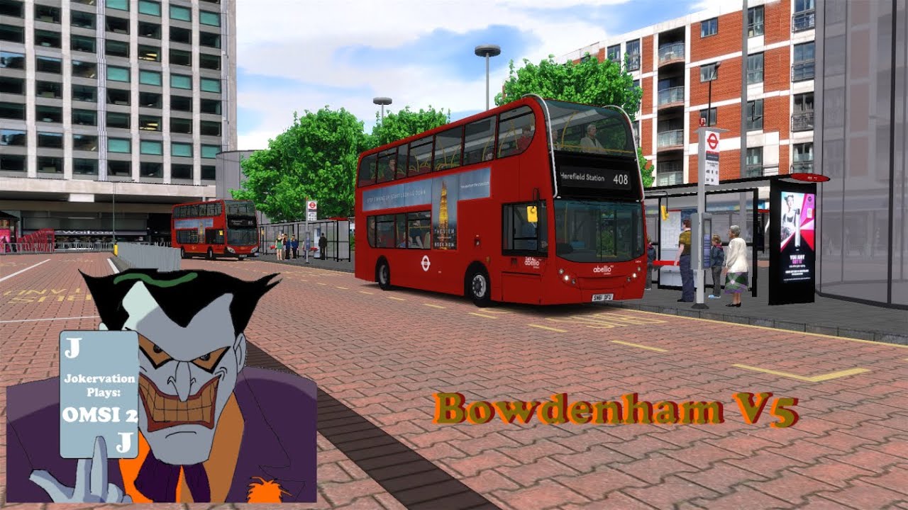 Jokervation plays OMSI 2 | Bowdenham V5 | 408 | London Enviro 400