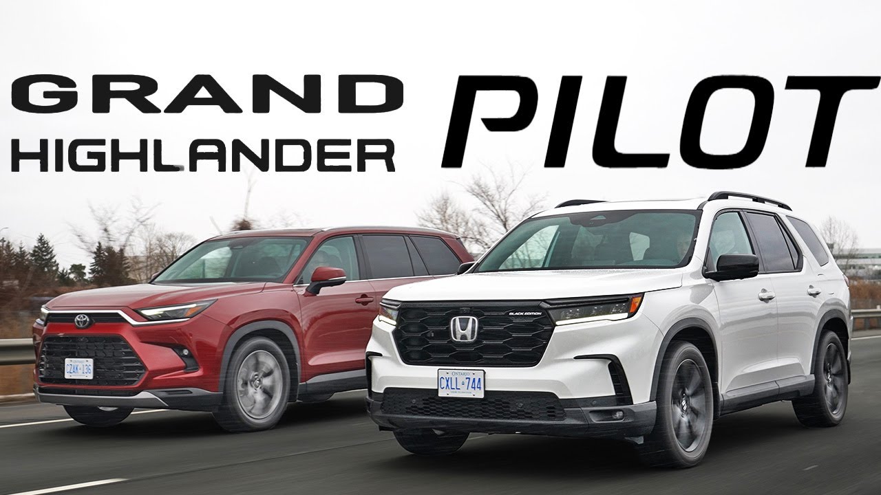 Toyota Grand Highlander против Honda Pilot: какой внедорожник с 3 рядами сидений лучше?