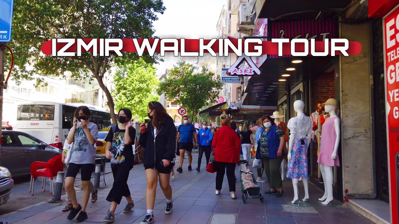 [4K] Izmir City: Walking Tour From Fahrettin Altay to Göztepe, 2 June 2021 | Turkey