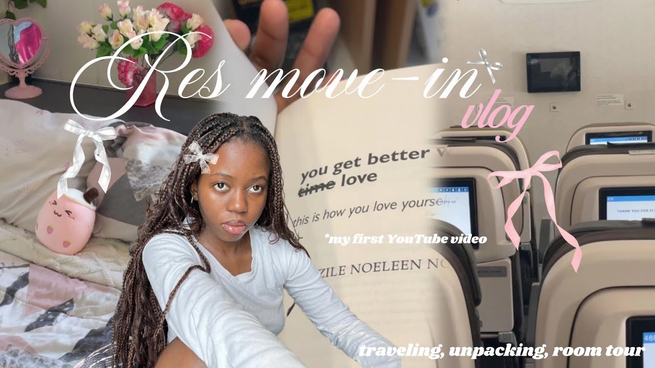 Res move in vlog :) | UCT | uni dairies, traveling, res/dorm room tour | South African Youtuber