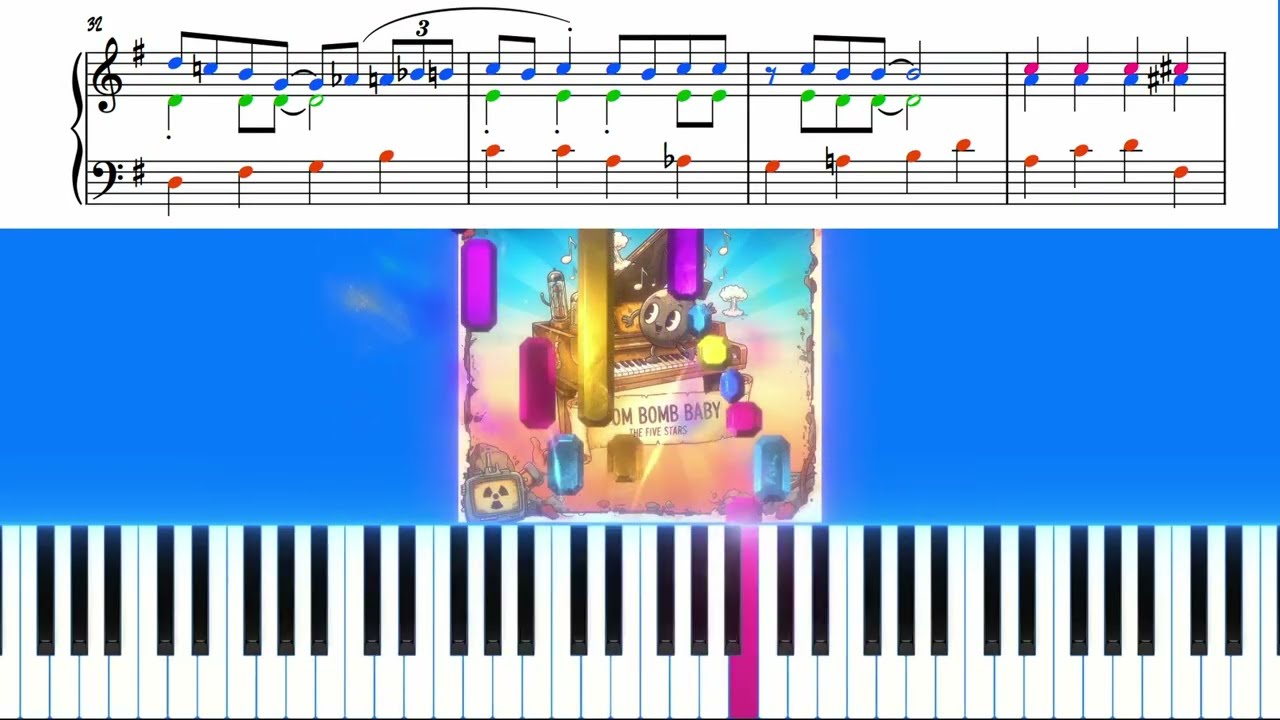 Atom Bomb Baby: Piano Tune as in Fallout 4 🎹🎼
