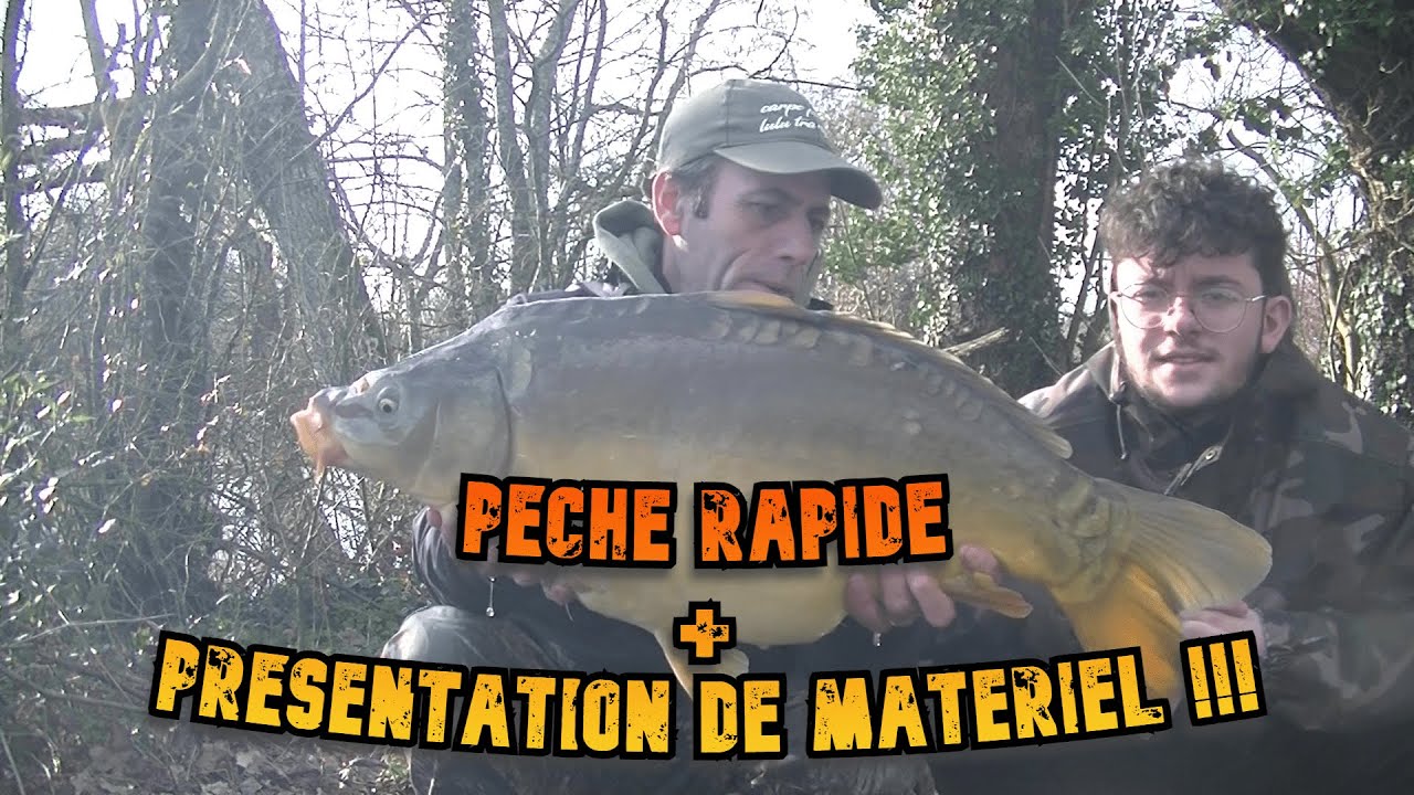 Petite pêche rapide + présantation de matériel !