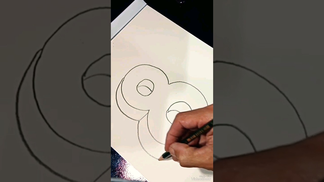 Como desenhar o n&uacute;mero 8 em 3D