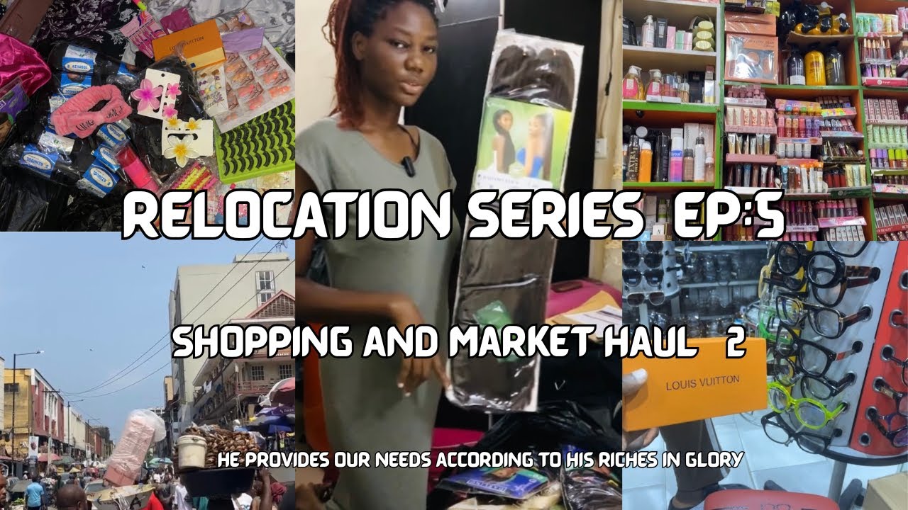 Relocating to Canada 🇨🇦 in 2025|shopping beauty products in Balogun market |unboxing + market haul🛍️