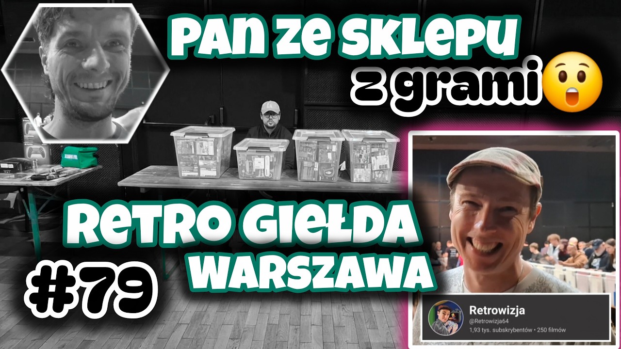 Pan ze Sklepu z Grami [#79]: Giełda @Retrowizja64 w Warszawie Andrzej u @Ryslaw o @RetroSfera