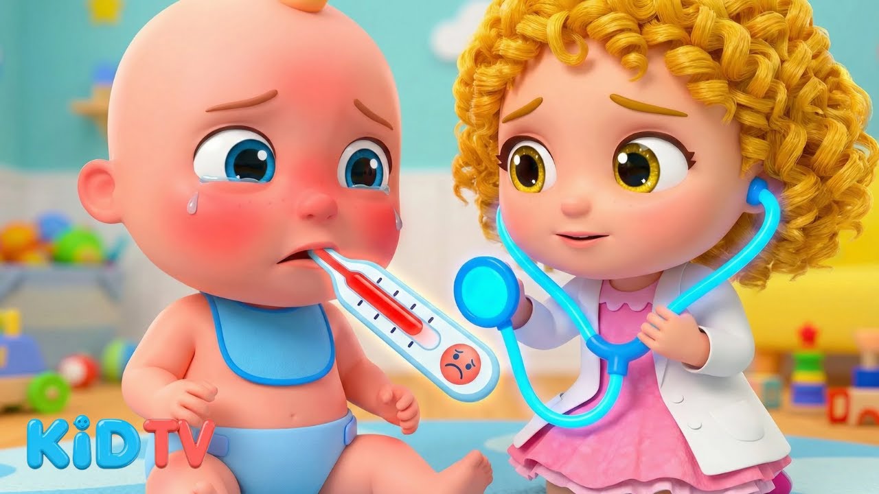Sick Song | Boo Boo Song | Nursery Rhymes & Kids Songs by Kid TV 🤒