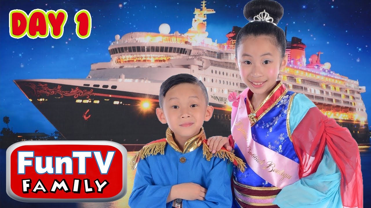 Disney Cruise Adventure Day 1 - FunTV Family Vacation