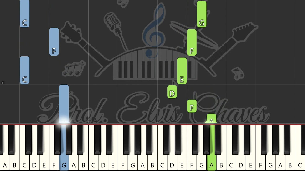 🎹 Um certo Galileu - 6065 - Pe. Zezinho - Tutorial Teclado F&aacute;cil 2