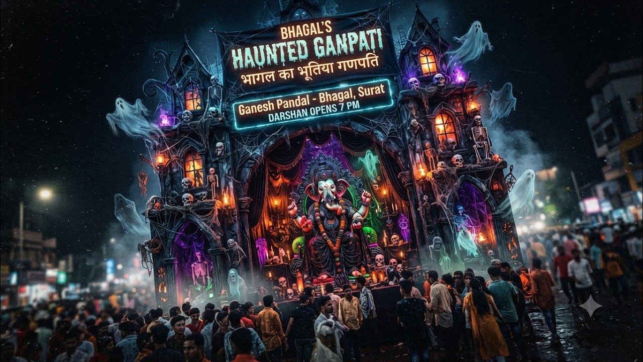 Bhoot Bangla Bhagal Surat | Horror Theme in bhagal| #bhootwala #bhootbangla #surat #horror 
