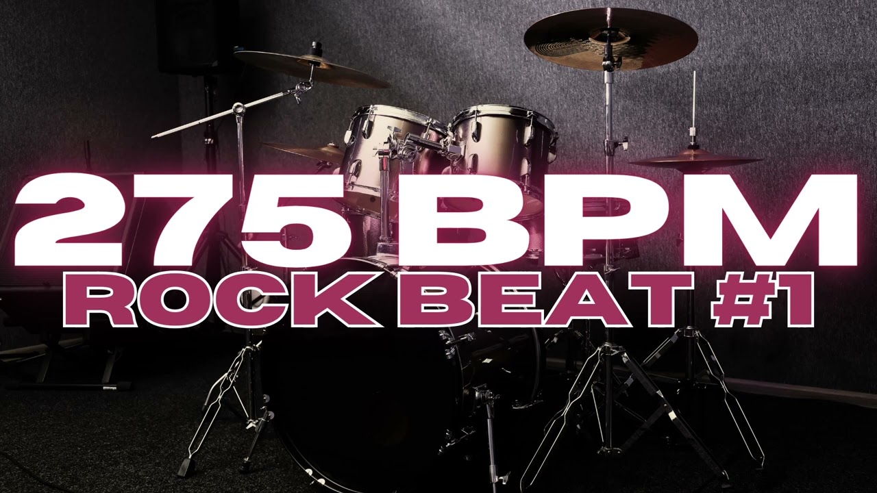 275 BPM - Rock Drum Beat - Loop 1
